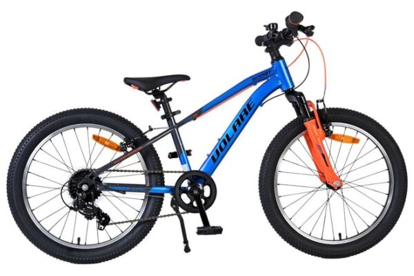 Volare Boost Kinderfahrrad – 20 Zoll – Blau/Grau – 7 Gänge