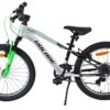 Volare Boost Kinderfahrrad – 20 Zoll – Silber/Grün – 7 Gänge