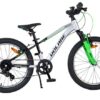 Volare Boost Kinderfahrrad – 20 Zoll – Silber/Grün – 7 Gänge
