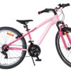 Volare Boost Kinderfahrrad – 24 Zoll – Rosa – 21 Gänge