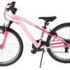 Volare Boost Kinderfahrrad – 24 Zoll – Rosa – 21 Gänge