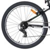 Volare Boost Kinderfahrrad – 24 Zoll – Silber/Grün – 21 Gänge