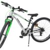 Volare Boost Kinderfahrrad – 24 Zoll – Silber/Grün – 21 Gänge