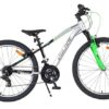 Volare Boost Kinderfahrrad – 24 Zoll – Silber/Grün – 21 Gänge