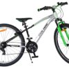 Volare Boost Kinderfahrrad – 26 Zoll – Silber/Grün – 21 Gänge