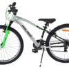Volare Boost Kinderfahrrad – 26 Zoll – Silber/Grün – 21 Gänge