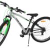 Volare Boost Kinderfahrrad – 26 Zoll – Silber/Grün – 21 Gänge