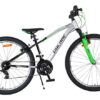 Volare Boost Kinderfahrrad – 26 Zoll – Silber/Grün – 21 Gänge