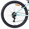 Volare Boost Kinderfahrrad – 26 Zoll – Weiß/Mintgrün – 21 Gänge