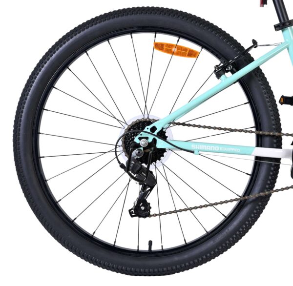 Volare Boost Kinderfahrrad – 26 Zoll – Weiß/Mintgrün – 21 Gänge