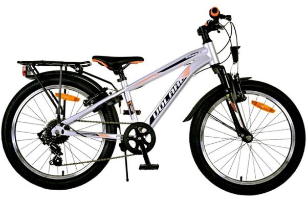 Volare Cross Kinderfahrrad – Jungen – 20 Zoll – Silber – 6 Gänge