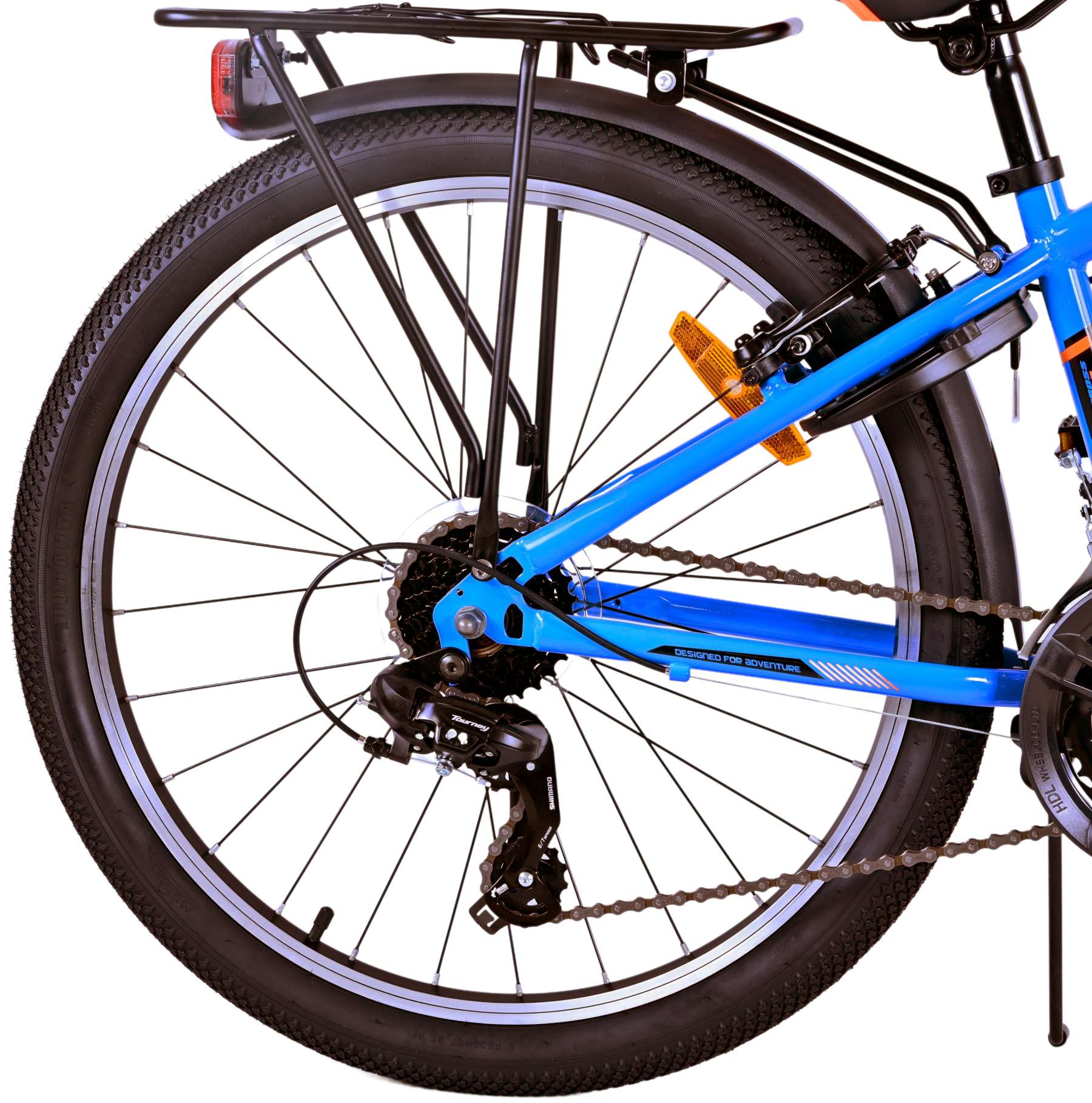 Volare Cross Kinderfahrrad - Jungen - 24 Zoll - Blau - 21 Gänge - Zwei Handbremsen 4