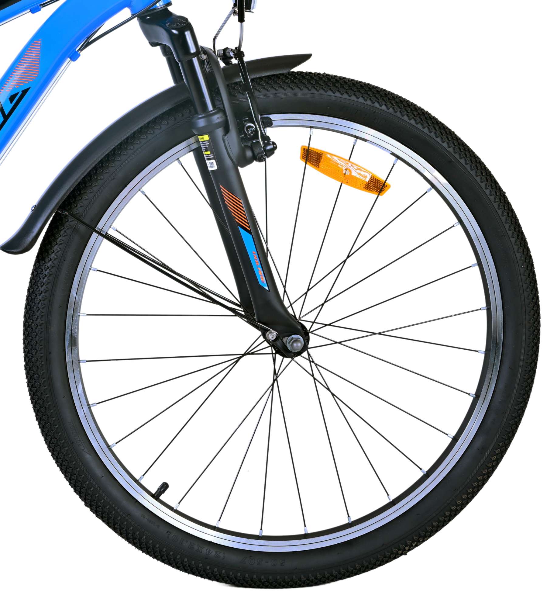 Volare Cross Kinderfahrrad - Jungen - 24 Zoll - Blau - 21 Gänge - Zwei Handbremsen 5