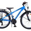Volare Cross Kinderfahrrad - Jungen - 24 Zoll - Blau - 21 Gänge - Zwei Handbremsen