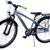Volare Cross Kinderfahrrad – Jungen – 24 Zoll – Dunkelgrau – 3 Gänge 10