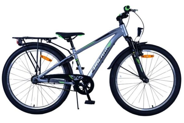 Volare Cross Kinderfahrrad – Jungen – 24 Zoll – Dunkelgrau – 3 Gänge