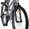 Volare Cross Kinderfahrrad - Jungen - 24 Zoll - Grau - 21 Gänge - Zwei Handbremsen 10