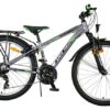 Volare Cross Kinderfahrrad - Jungen - 24 Zoll - Grau - 21 Gänge - Zwei Handbremsen