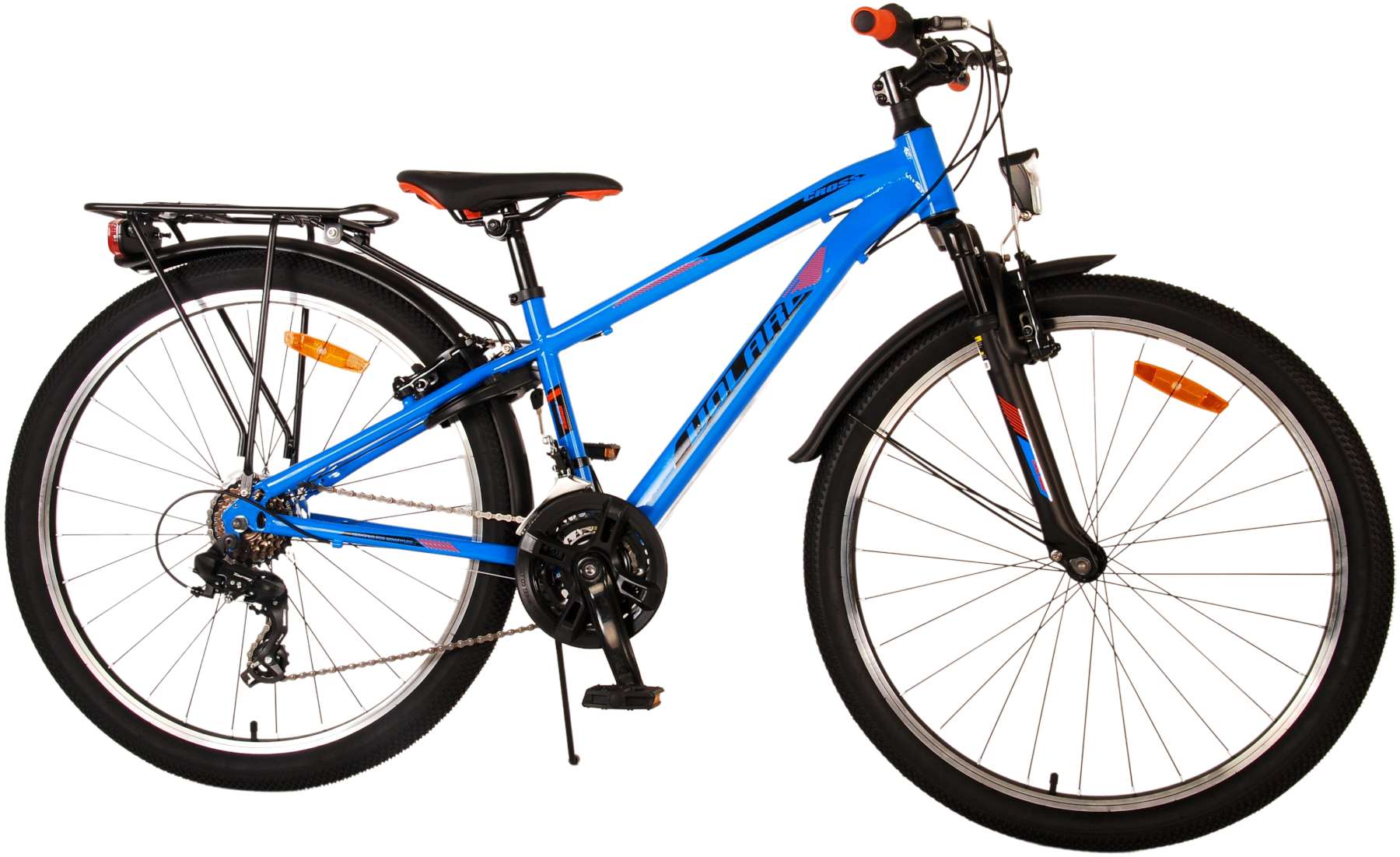 Volare Cross Kinderfahrrad – Jungen – 26 Zoll – Blau – 21 Gänge – Zwei Handbremsen 11