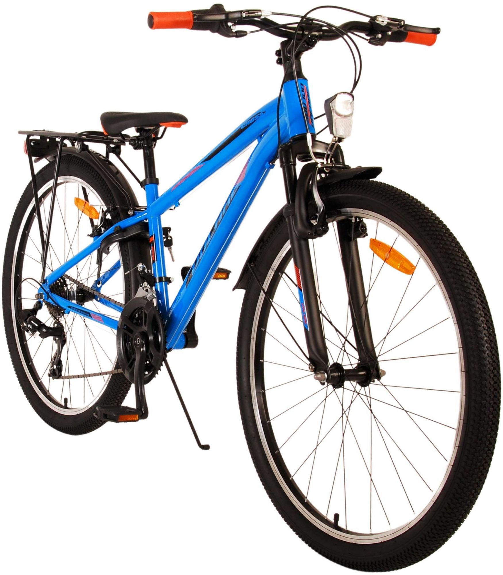 Volare Cross Kinderfahrrad – Jungen – 26 Zoll – Blau – 21 Gänge – Zwei Handbremsen 12