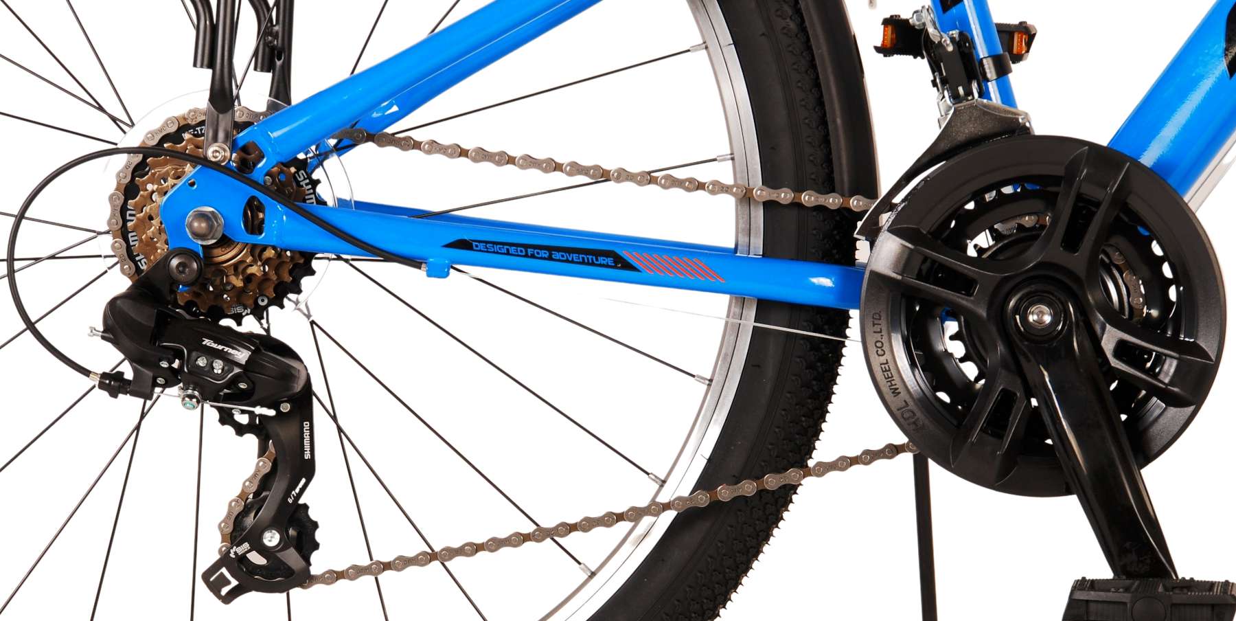 Volare Cross Kinderfahrrad – Jungen – 26 Zoll – Blau – 21 Gänge – Zwei Handbremsen 7