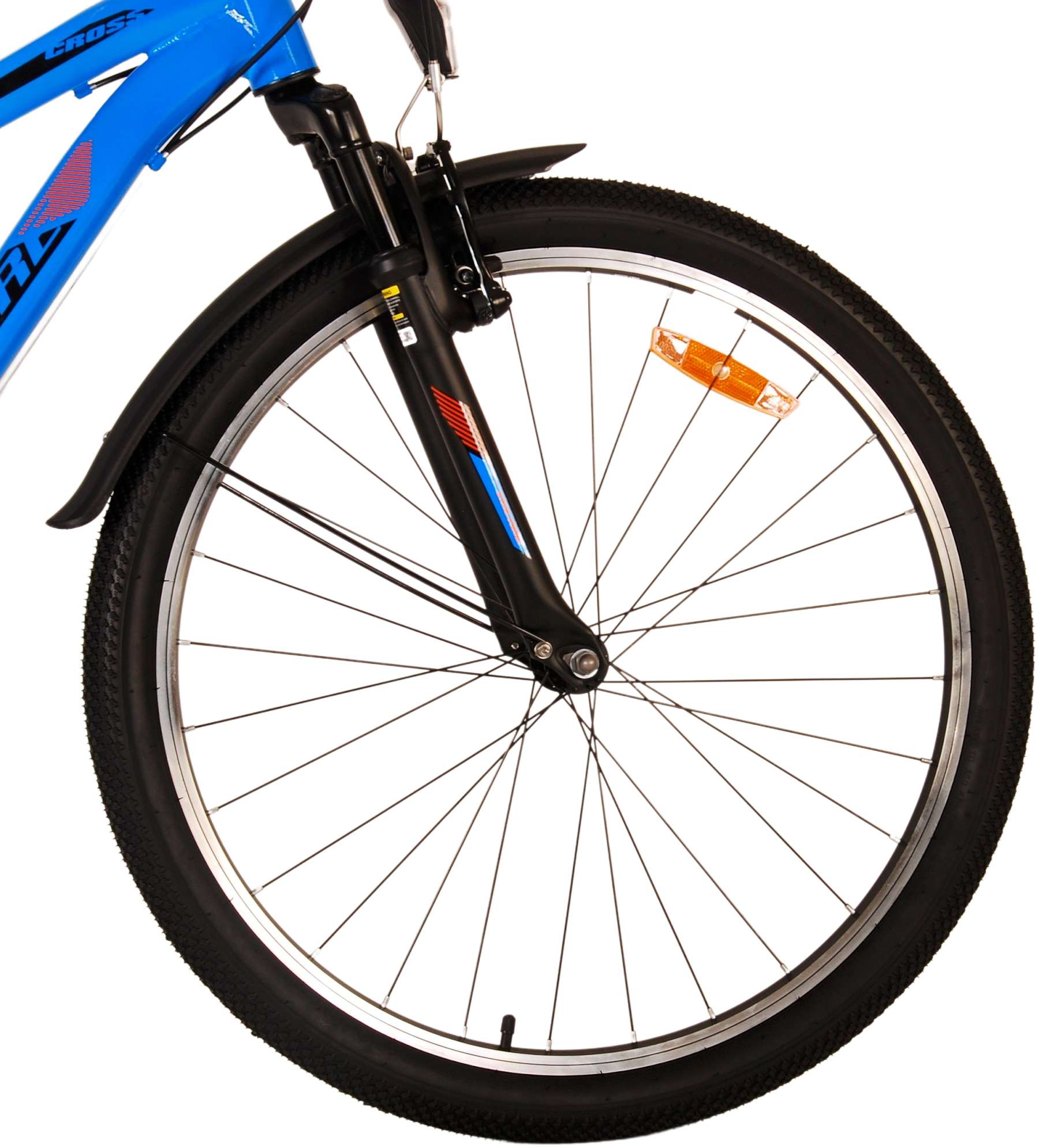 Volare Cross Kinderfahrrad – Jungen – 26 Zoll – Blau – 21 Gänge – Zwei Handbremsen 8