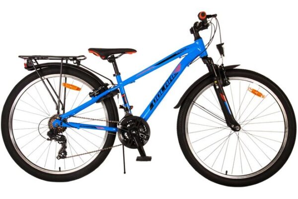 Volare Cross Kinderfahrrad – Jungen – 26 Zoll – Blau – 21 Gänge – Zwei Handbremsen