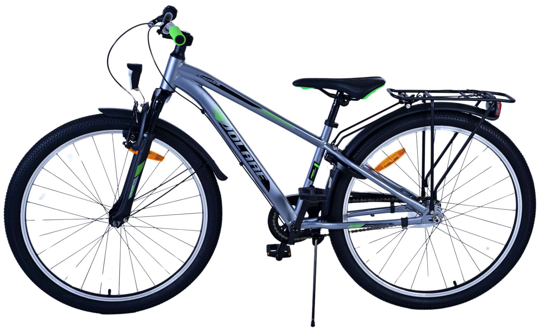 Volare Cross Kinderfahrrad – Jungen – 26 Zoll – Dunkelgrau – 3 Gänge 9