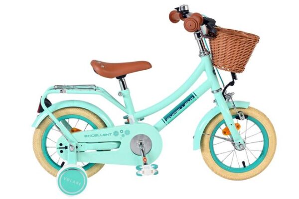 Volare Excellent Kinderfahrrad - Mädchen - 12 Zoll - Grün