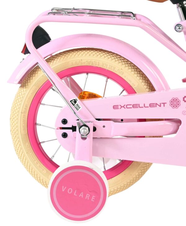 Volare Excellent Kinderfahrrad - Mädchen - 12 Zoll - Rosa 2