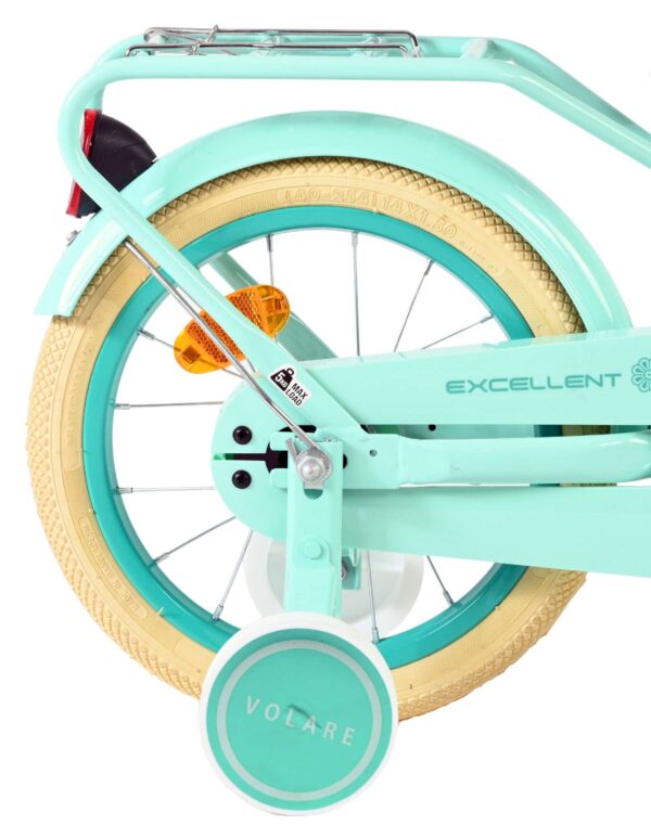 Volare Excellent Kinderfahrrad - Mädchen - 14 Zoll - Grün 2