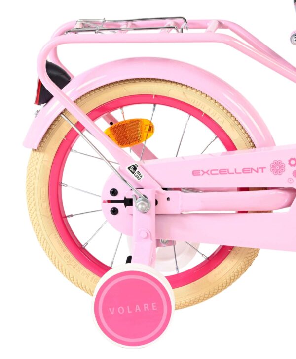 Volare Excellent Kinderfahrrad - Mädchen - 14 Zoll - Rosa 2
