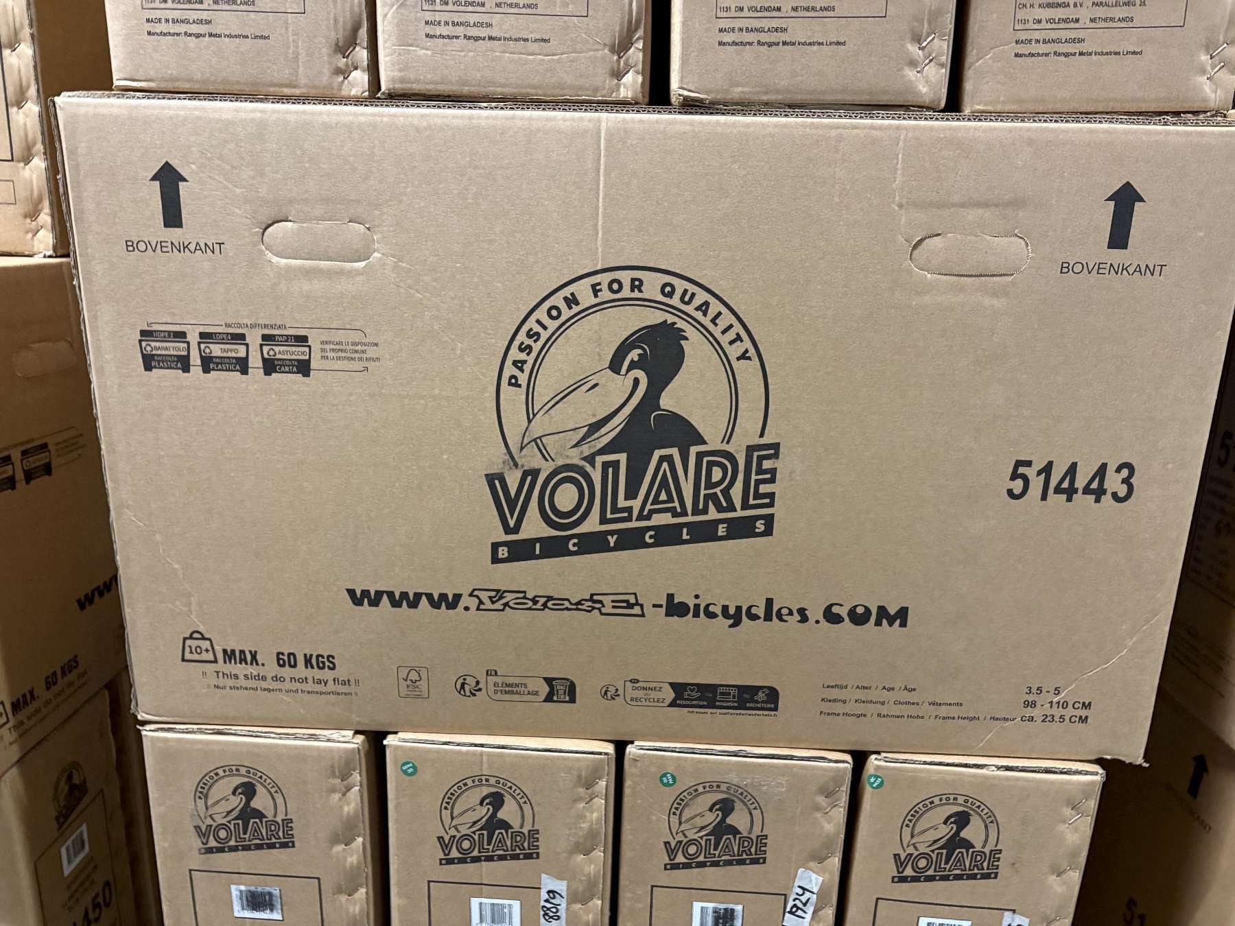 Volare Excellent Kinderfahrrad - Mädchen - 14 Zoll - Weiß 11
