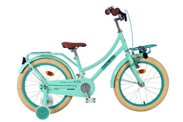 Volare Excellent Kinderfahrrad – Mädchen – 18 Zoll – Grün