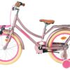 Volare Excellent Kinderfahrrad - Mädchen - 18 Zoll - Mattrosa