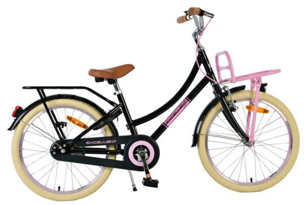 Volare Excellent Kinderfahrrad – Mädchen – 20 Zoll – Schwarz