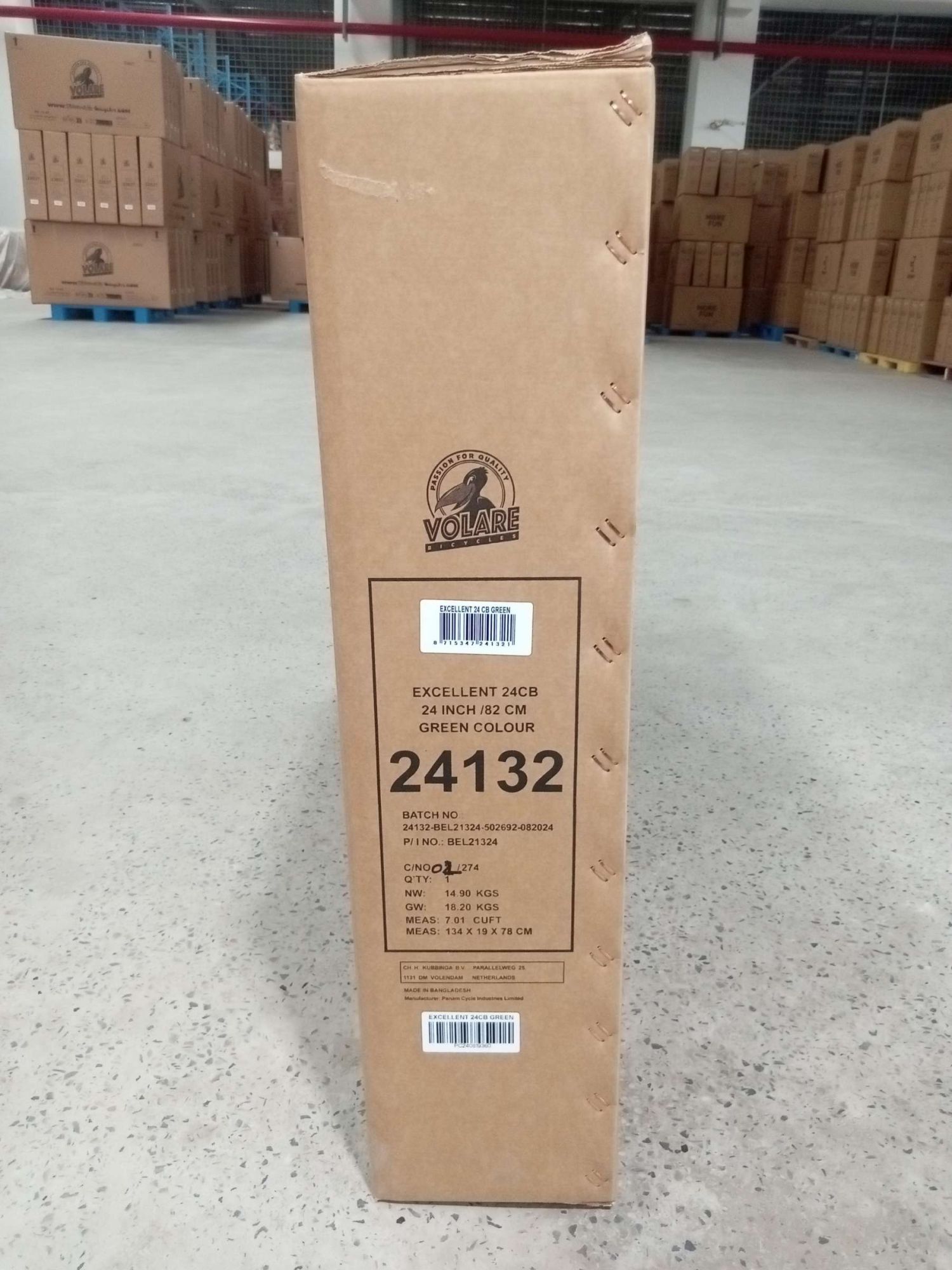 Volare Excellent Kinderfahrrad – Mädchen – 24 Zoll – Grün 12
