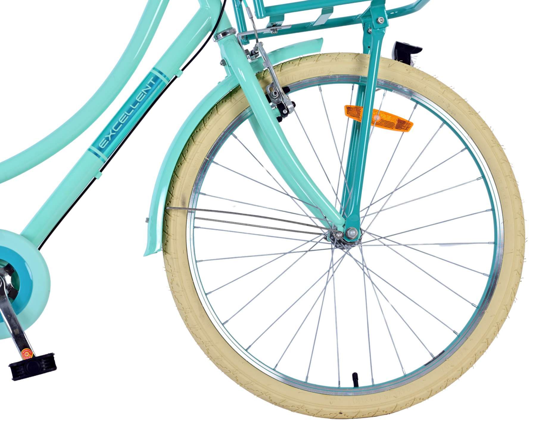 Volare Excellent Kinderfahrrad – Mädchen – 24 Zoll – Grün – 3 Gänge 3