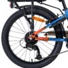Volare Explorer Kinderfahrrad – 20 Zoll – Blau/Orange – 7 Gänge