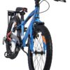 Volare Explorer Kinderfahrrad – 20 Zoll – Blau/Orange – 7 Gänge