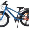 Volare Explorer Kinderfahrrad – 20 Zoll – Blau/Orange – 7 Gänge