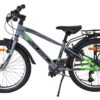 Volare Explorer Kinderfahrrad – 20 Zoll – Dunkelgrau – 7 Gänge