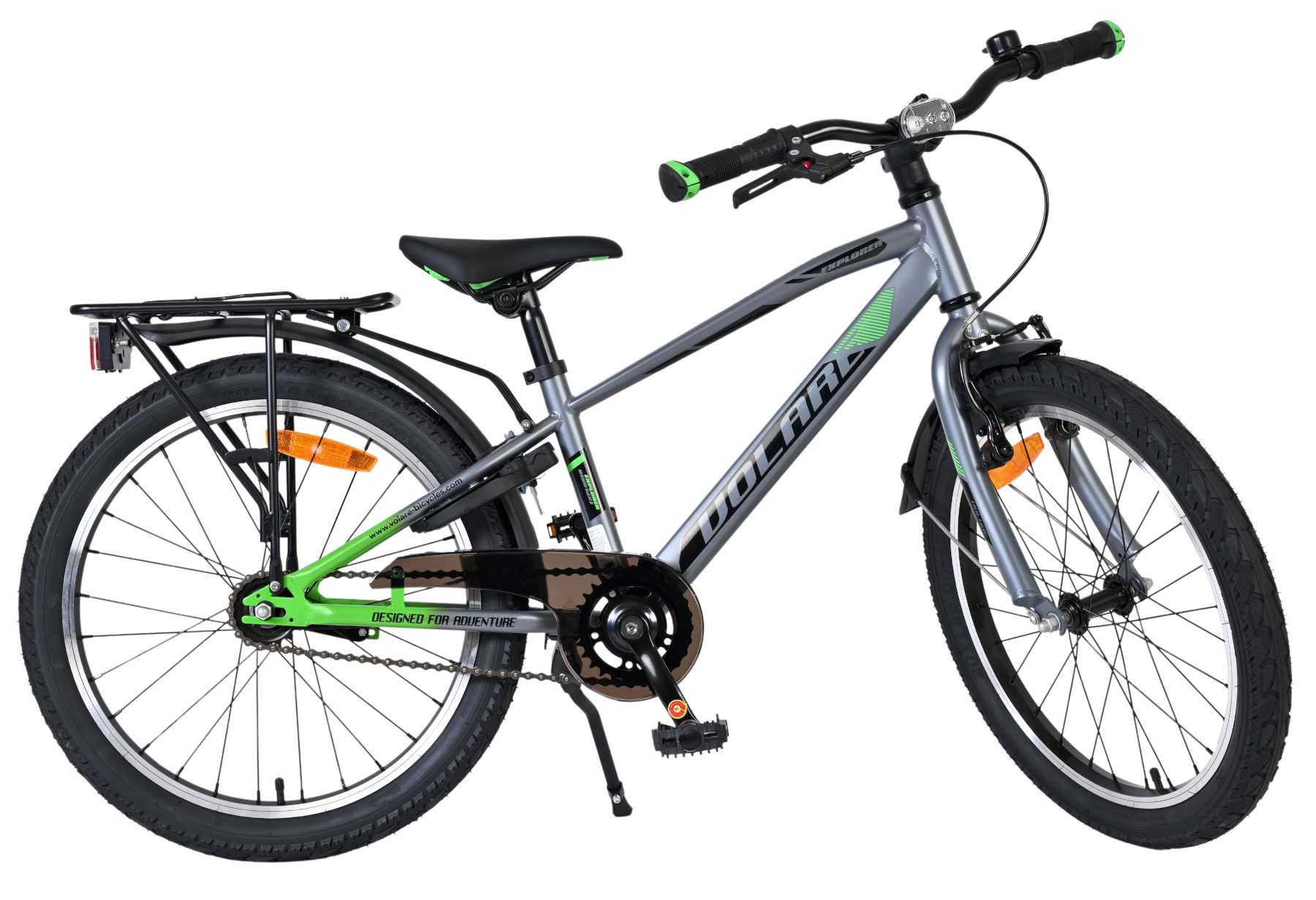 Volare Explorer Kinderfahrrad – Jungen – 20 Zoll – Dunkelgrau