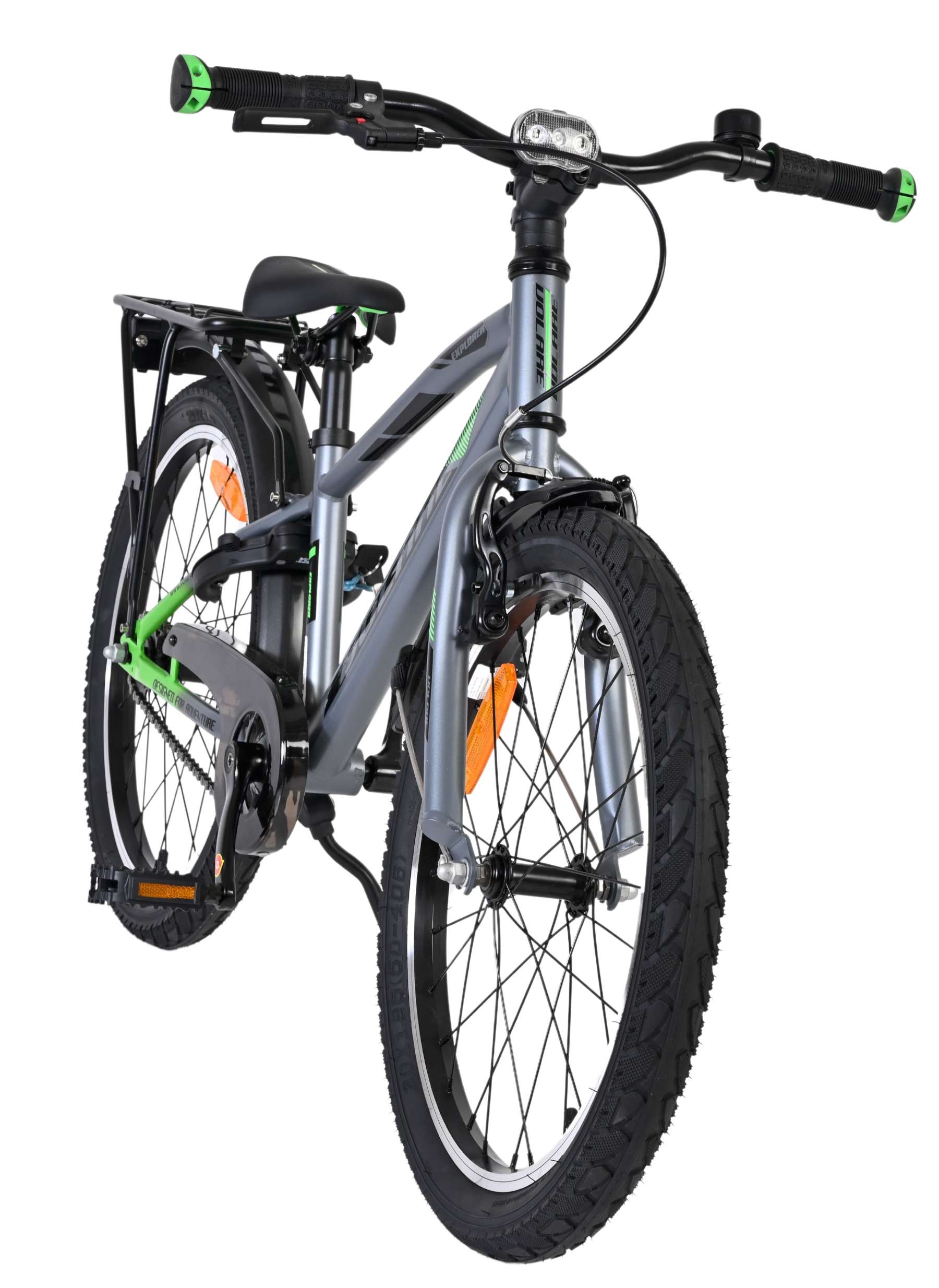 Volare Explorer Kinderfahrrad – Jungen – 20 Zoll – Dunkelgrau