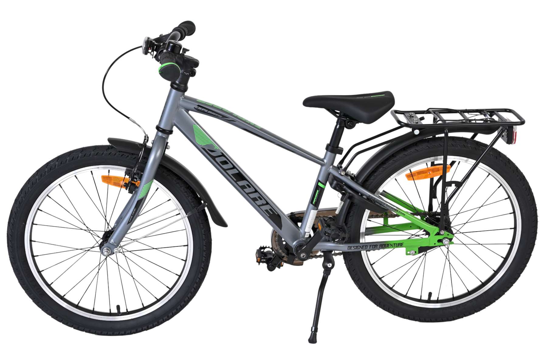 Volare Explorer Kinderfahrrad – Jungen – 20 Zoll – Dunkelgrau