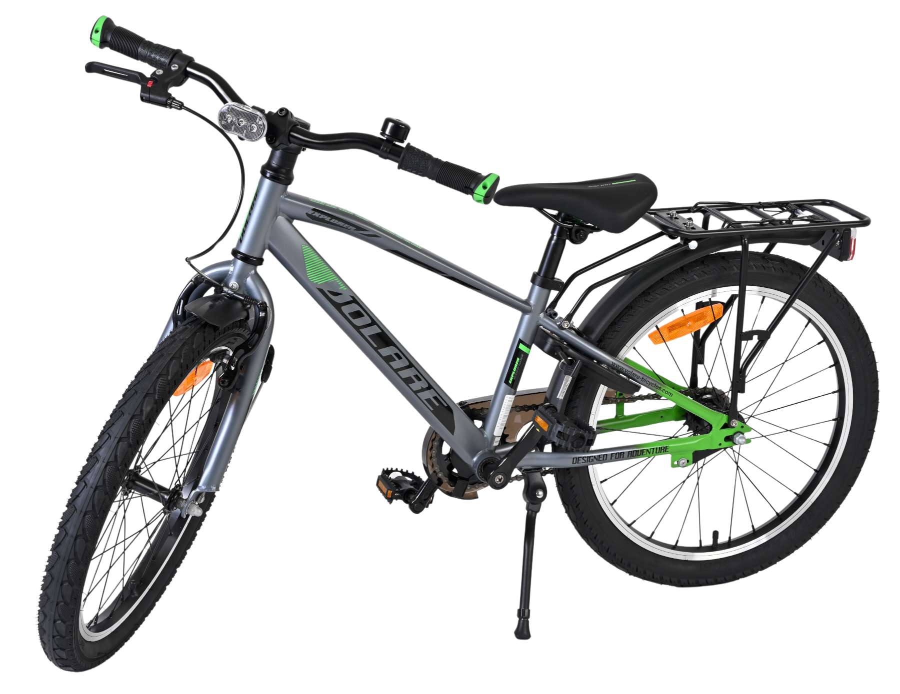 Volare Explorer Kinderfahrrad – Jungen – 20 Zoll – Dunkelgrau