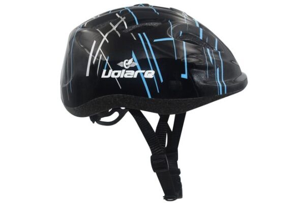 Volare Fahrradhelm – Kinder – Schwarz – 47–51 cm