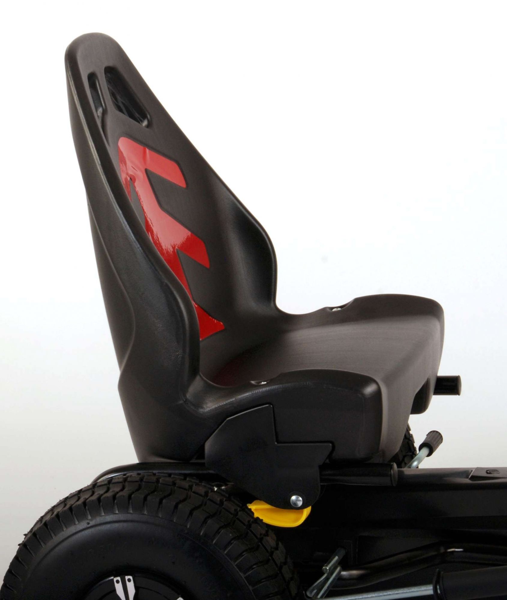 Volare Go-Kart-Rennwagen – Jungen – Groß – Luftreifen – Schwarz