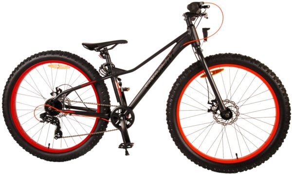 Volare Gradient Kinderfahrrad – Jungen – 26 Zoll – Schwarz Orange – 7 Gänge – Prime Collection 2