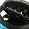 Volare Kinderfahrradhelm – XS – Blau-Rosa-Blumen – 47–51 cm – extra kleines Modell 4